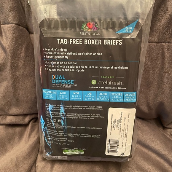 Men’s five pack boxer briefs - Picture 4 of 5